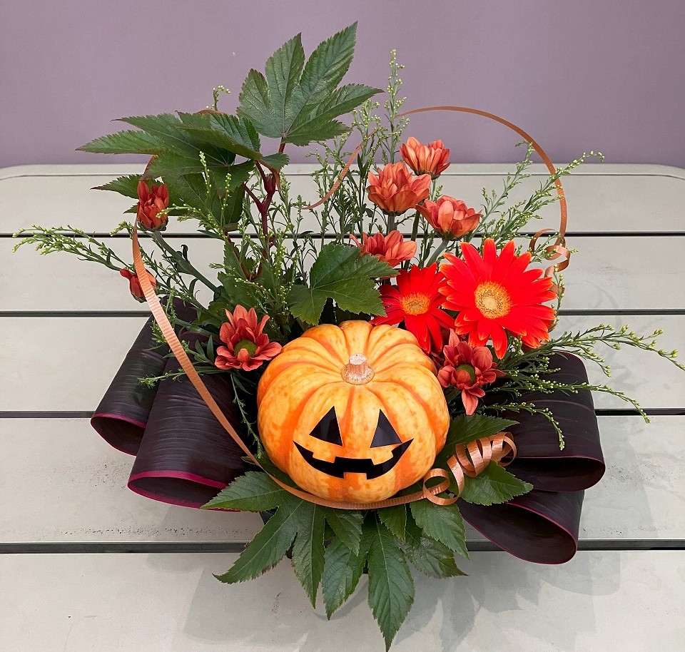 ハロウィンアレンジメント教室